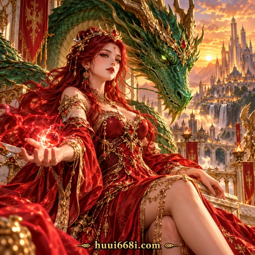 Ilustrasi fantasi mitologi huui668 — huui668i.com